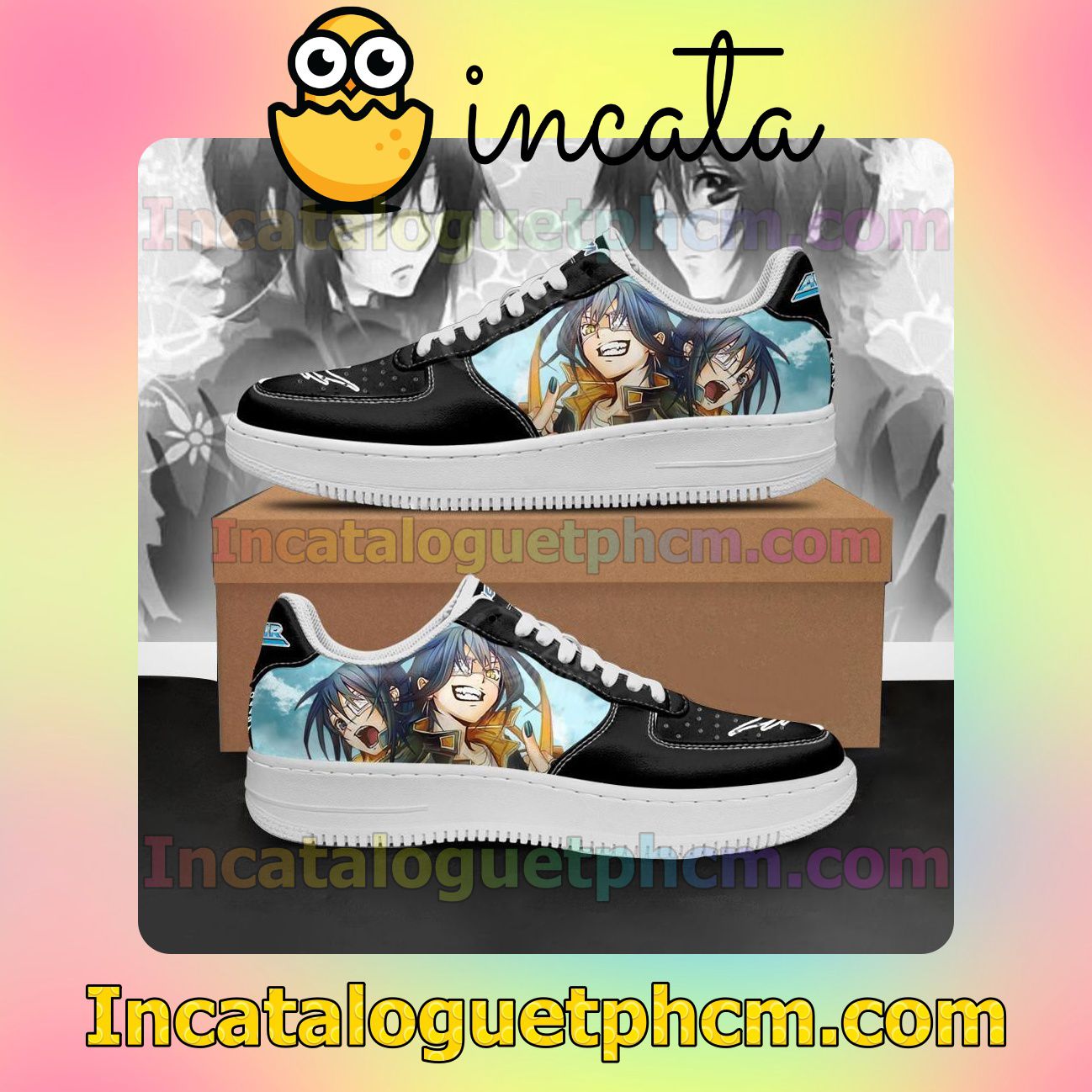 Fang King Akito Agito Air Gear Anime Nike Low Shoes Sneakers