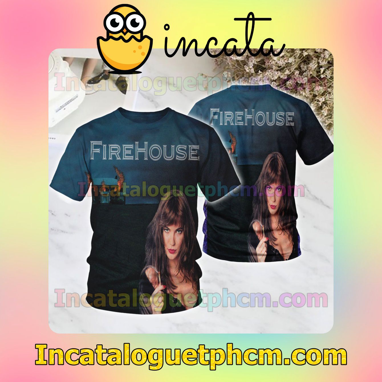 Firehouse Debut Album Cover Fan Shirts