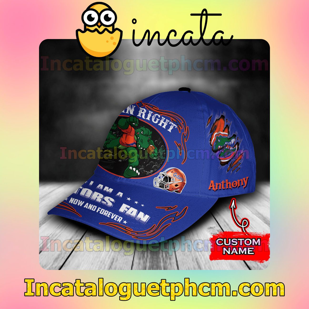  Florida Gators Mascot NCAA Customized Hat Caps