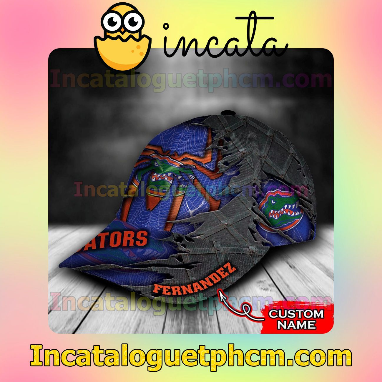 Unisex Florida Gators Spiderman NCAA Customized Hat Caps
