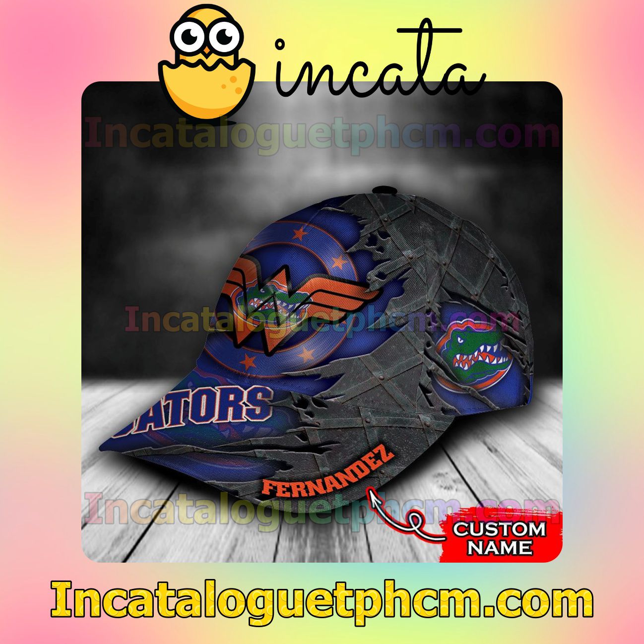 Hot Deal Florida Gators Wonder Wonman NCAA Customized Hat Caps