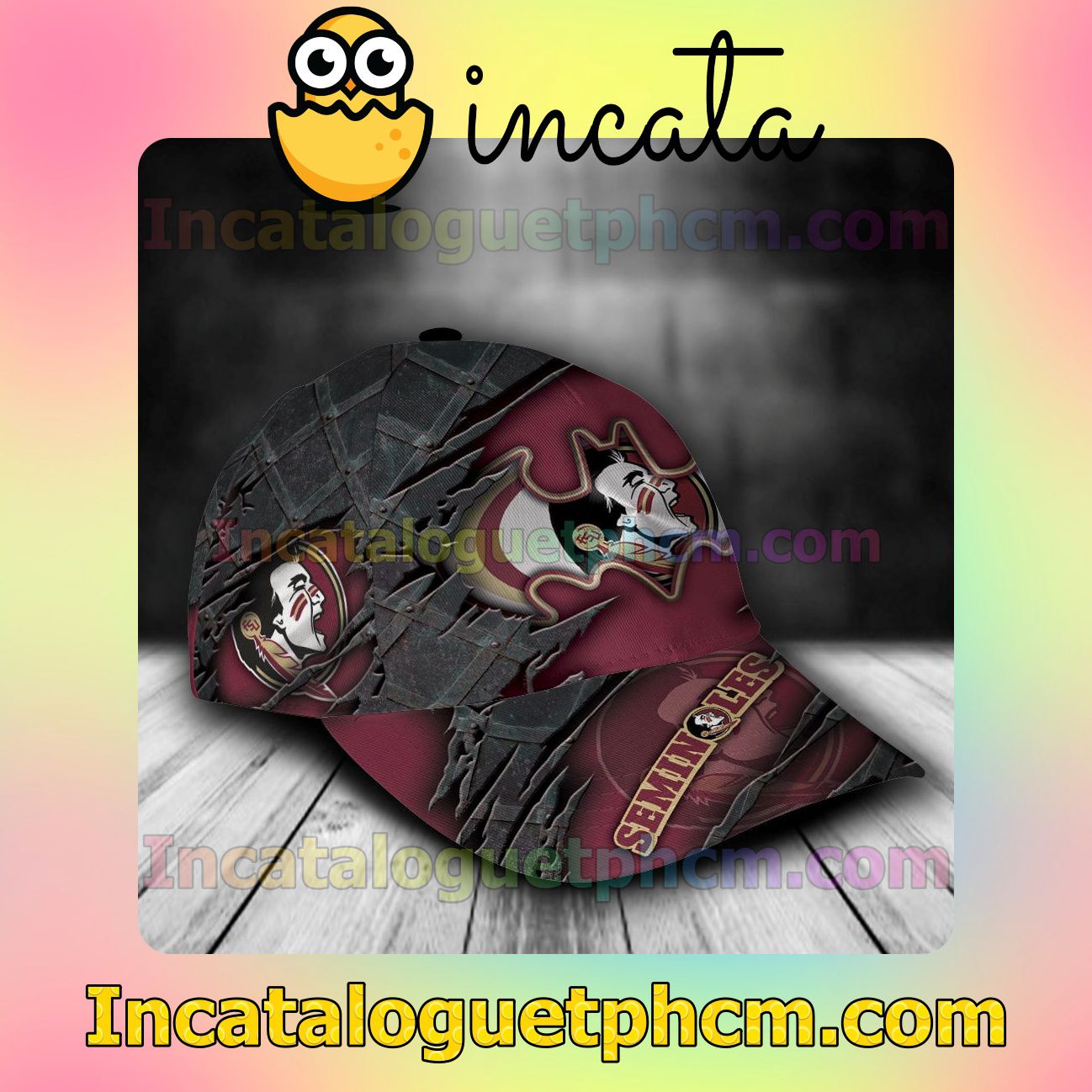 Mother's Day Gift Florida State Seminoles Batman NCAA Customized Hat Caps
