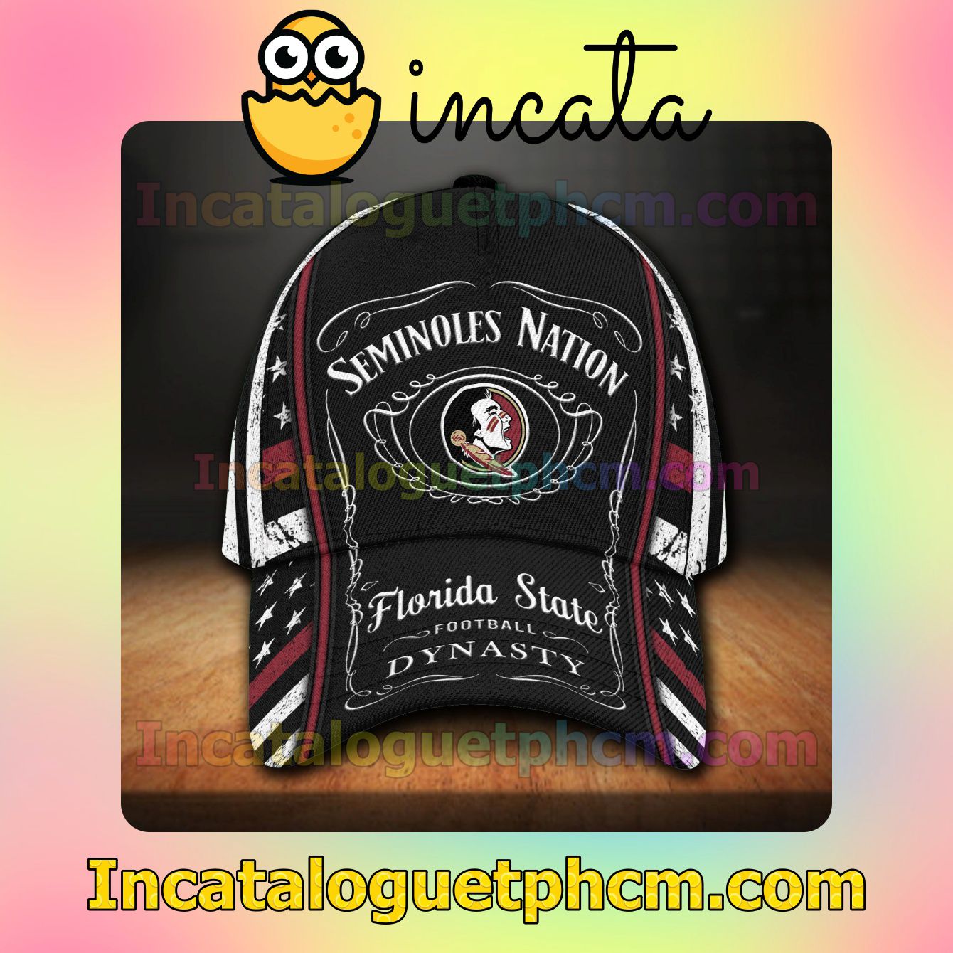 Florida State Seminoles NCAA & Jack Daniel Customized Hat Caps