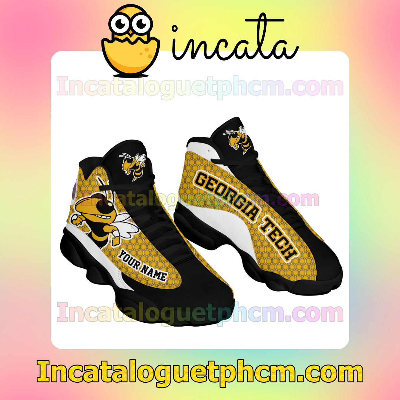 Georgia Tech Yellow Jackets Nike Mens Shoes Sneakers