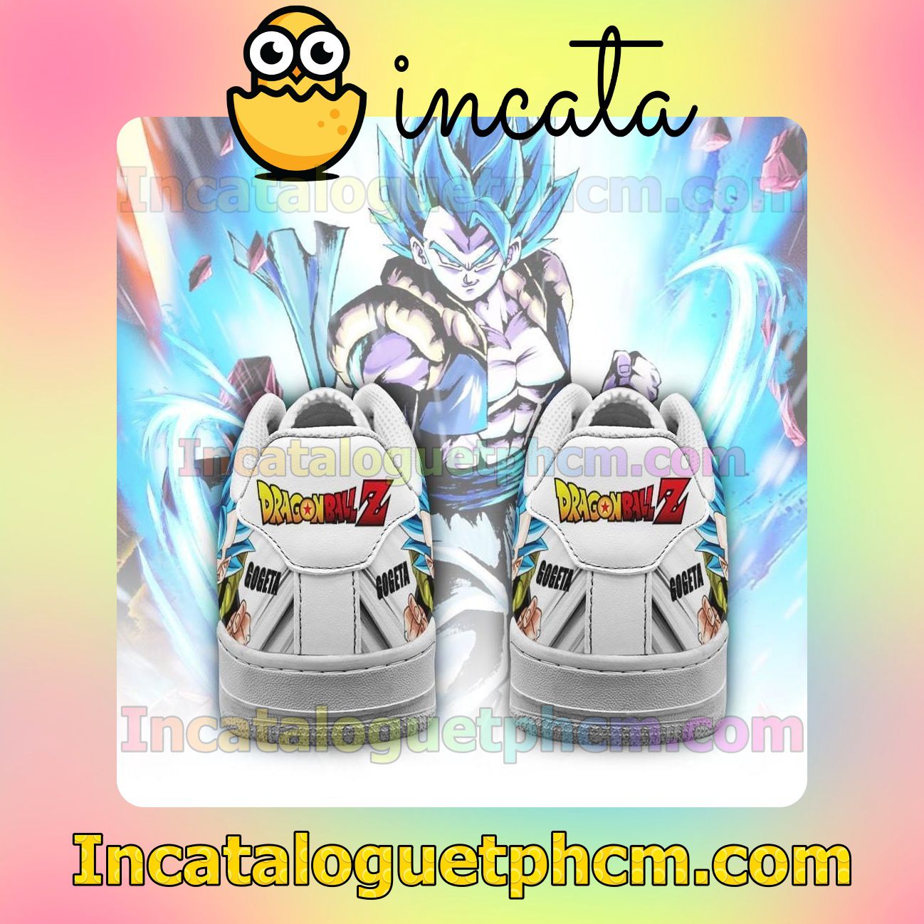 Us Store Gogeta Dragon Ball Z Anime Nike Low Shoes Sneakers