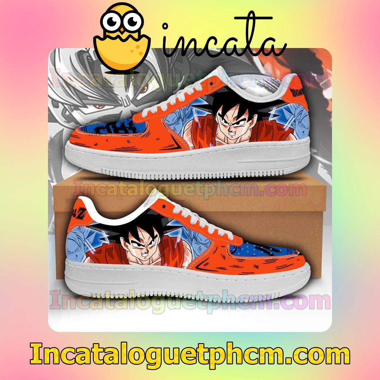 Goku Dragon Ball Anime Nike Low Shoes Sneakers