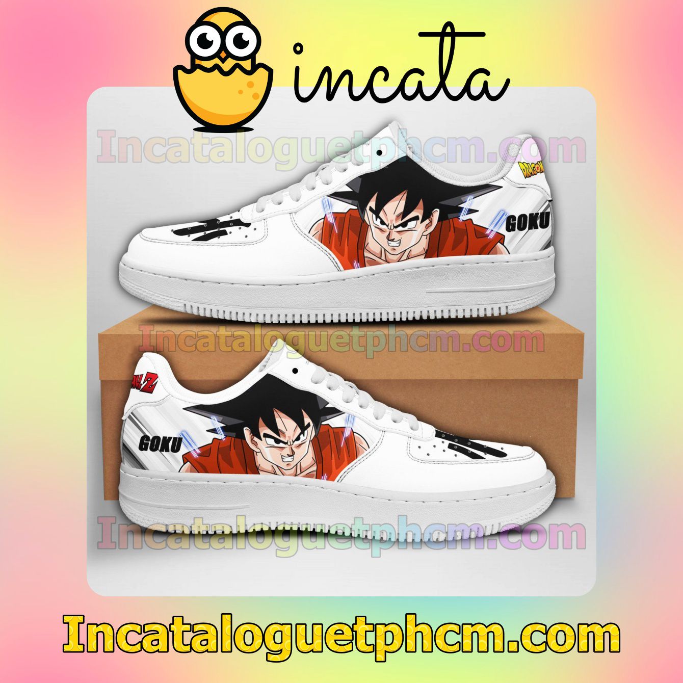 Goku Dragon Ball Z Anime Nike Low Shoes Sneakers