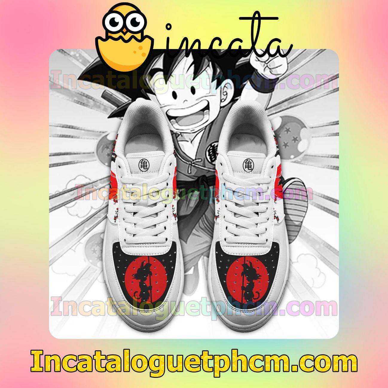Hot Goku Japan Dragon Ball Anime Nike Low Shoes Sneakers
