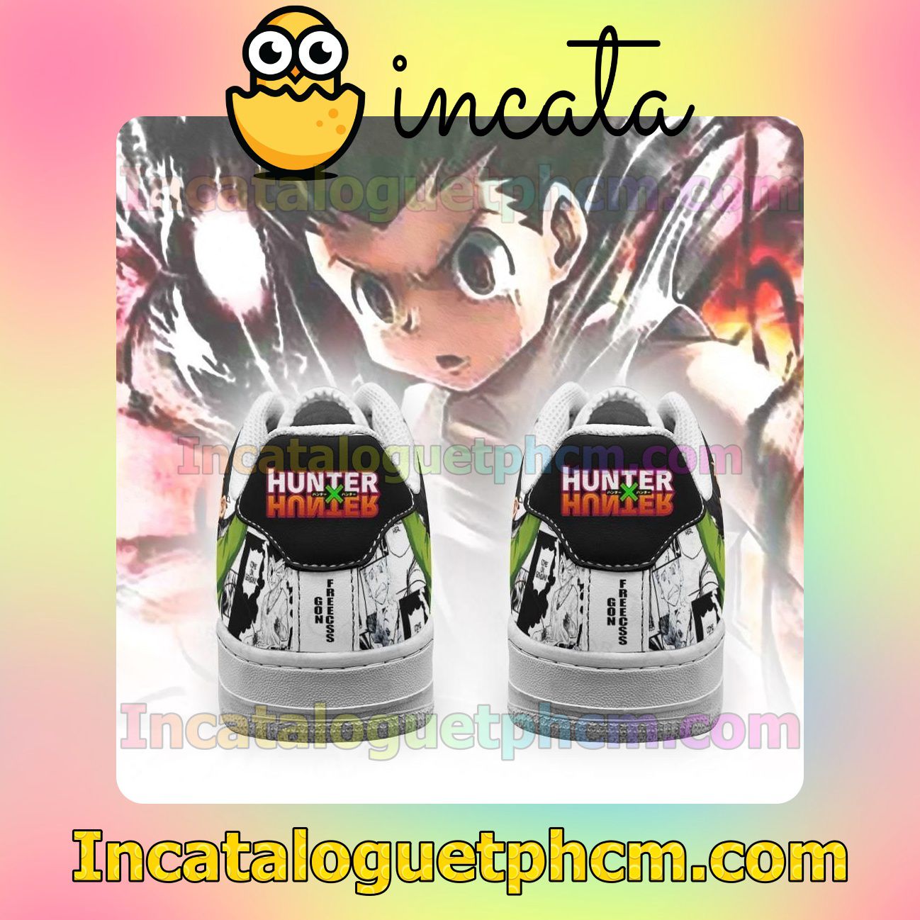 Official Gon Hunter X Hunter Anime Nike Low Shoes Sneakers