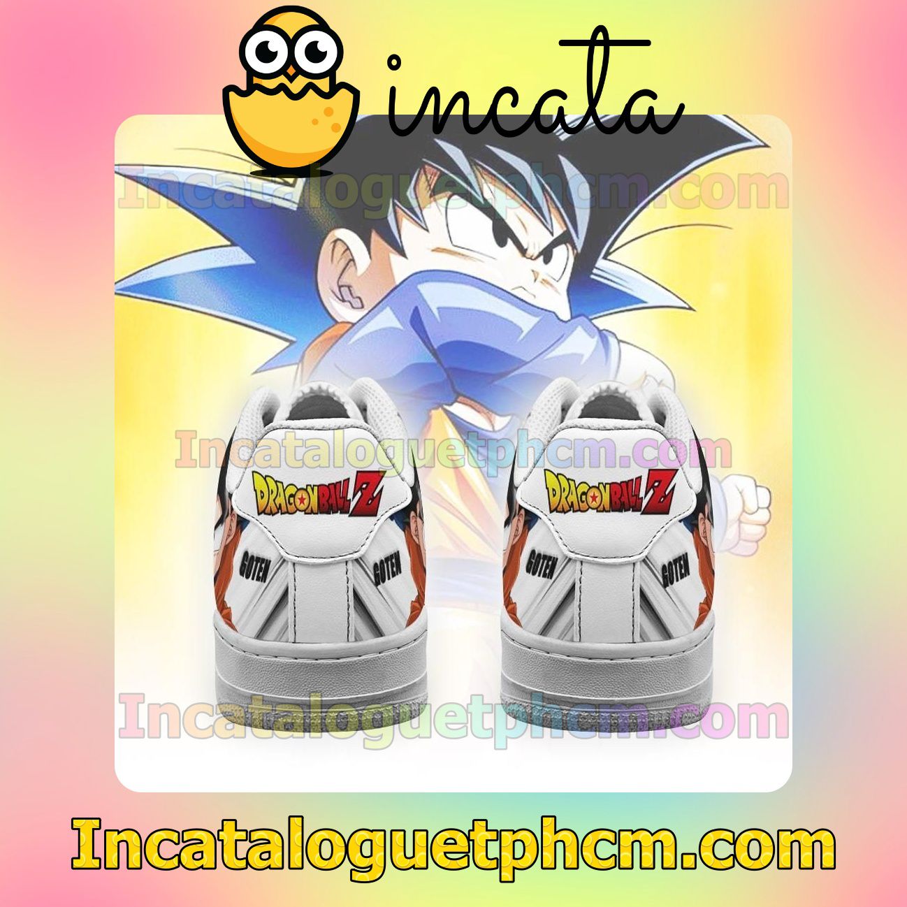 New Goten Dragon Ball Z Anime Nike Low Shoes Sneakers
