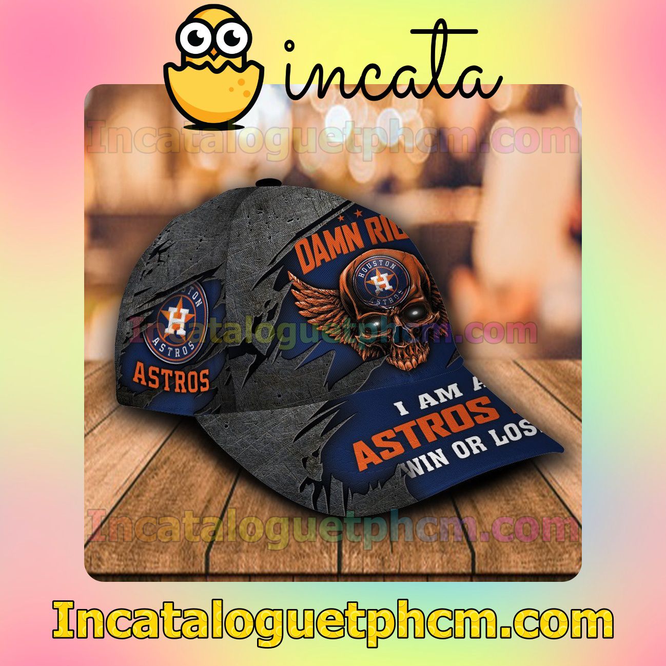 US Shop Houston Astros Damn Right I Am A Fan Win Or Lose MLB Customized Hat Caps