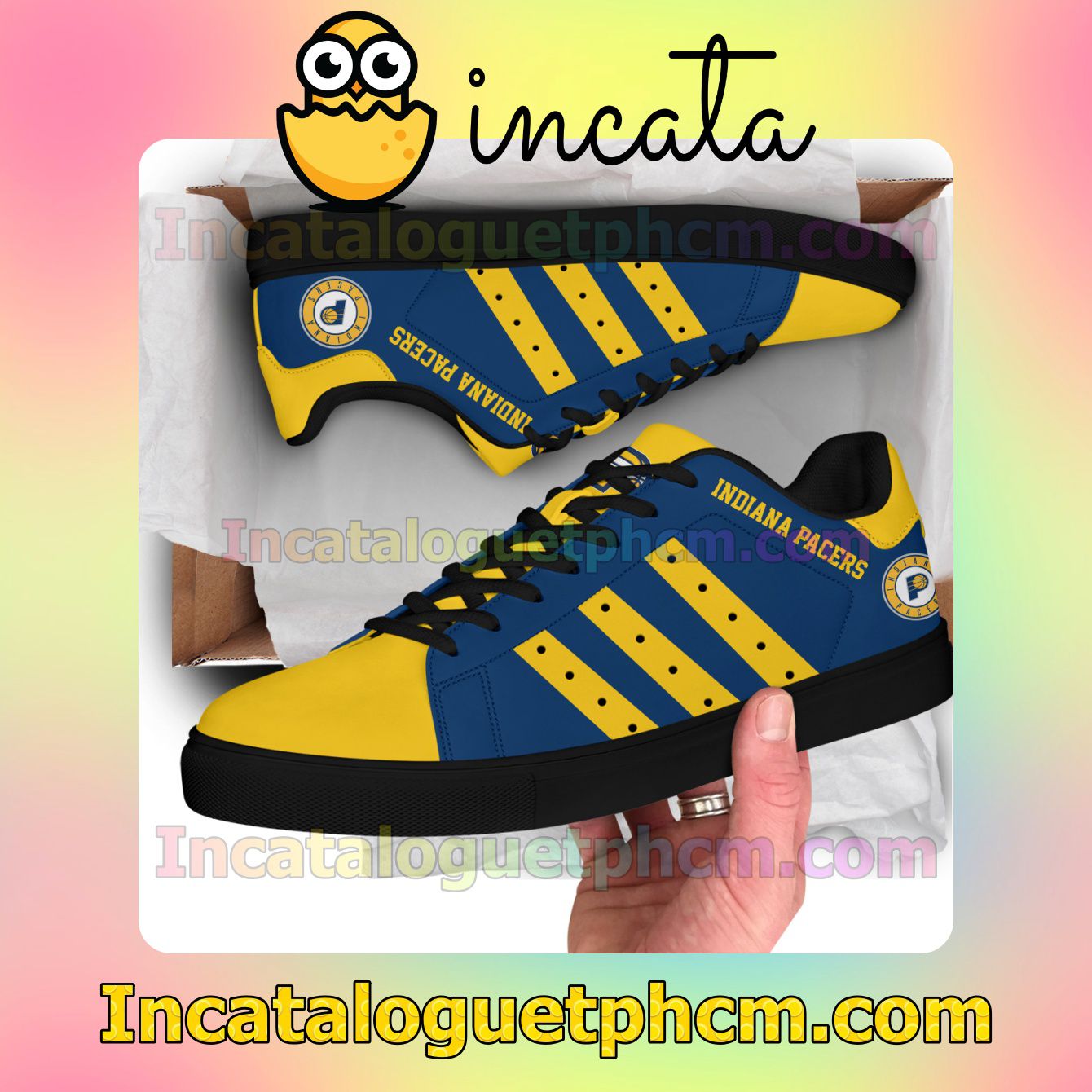 Indiana Pacers Logo Stan Smith Shoes