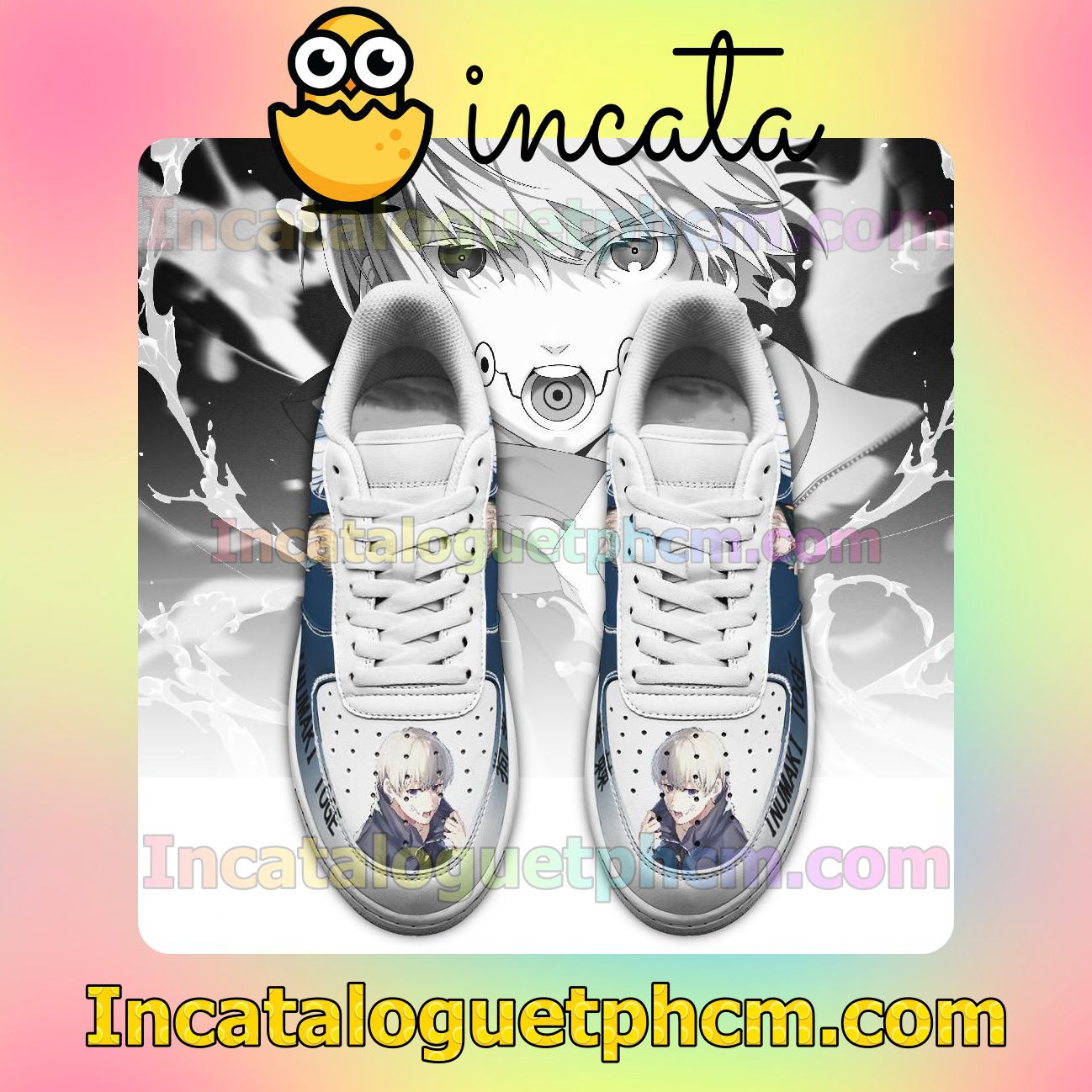 Cheap Inumaki Toge Jujutsu Kaisen Anime Nike Low Shoes Sneakers