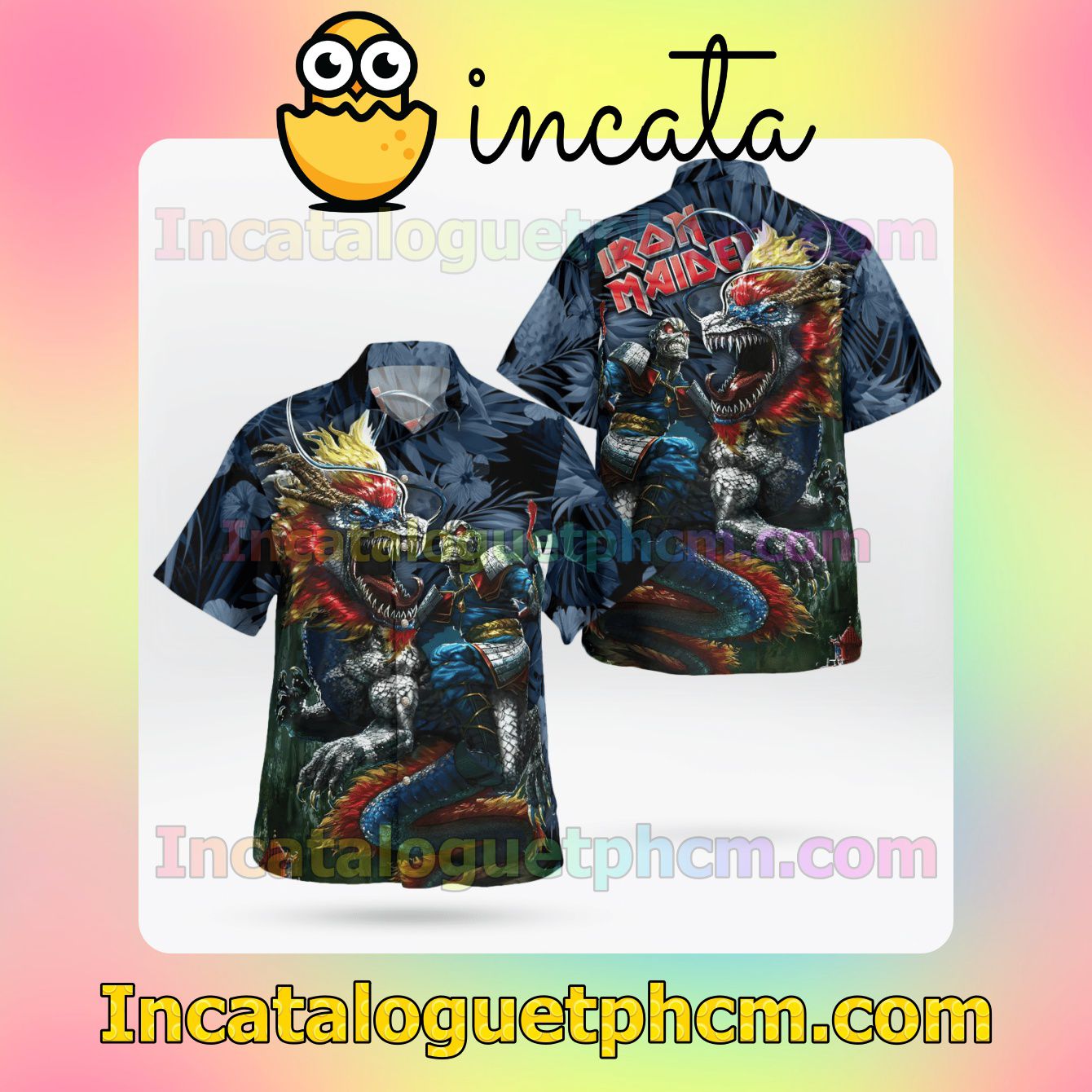 Iron Maiden China Tour Short Sleeve Shirts