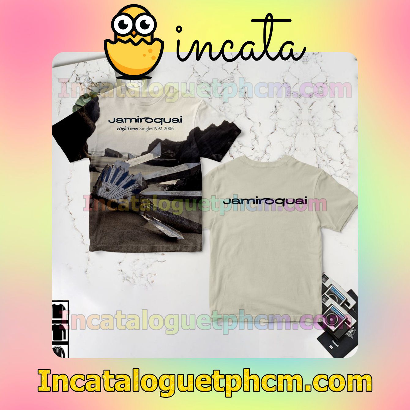 Jamiroquai High Times Singles 1992-2006 Album Cover Fan Shirts