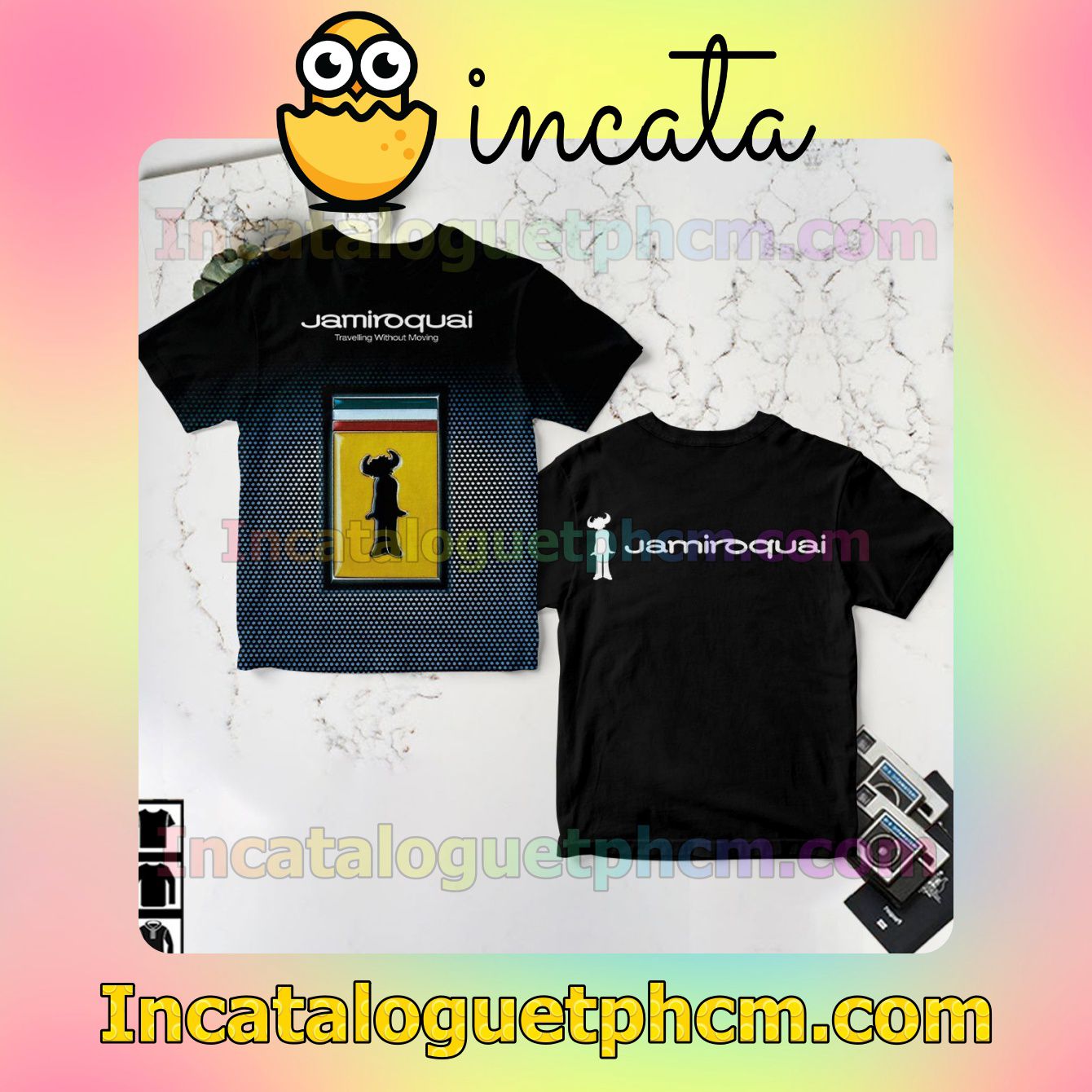Jamiroquai Travelling Without Moving Album Cover Fan Shirts