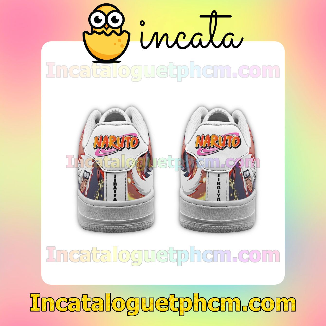 Mother's Day Gift Jiraiya Naruto Anime Nike Low Shoes Sneakers
