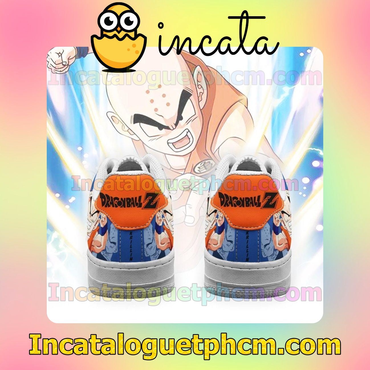 Unisex Krillin Dragon Ball Anime Nike Low Shoes Sneakers