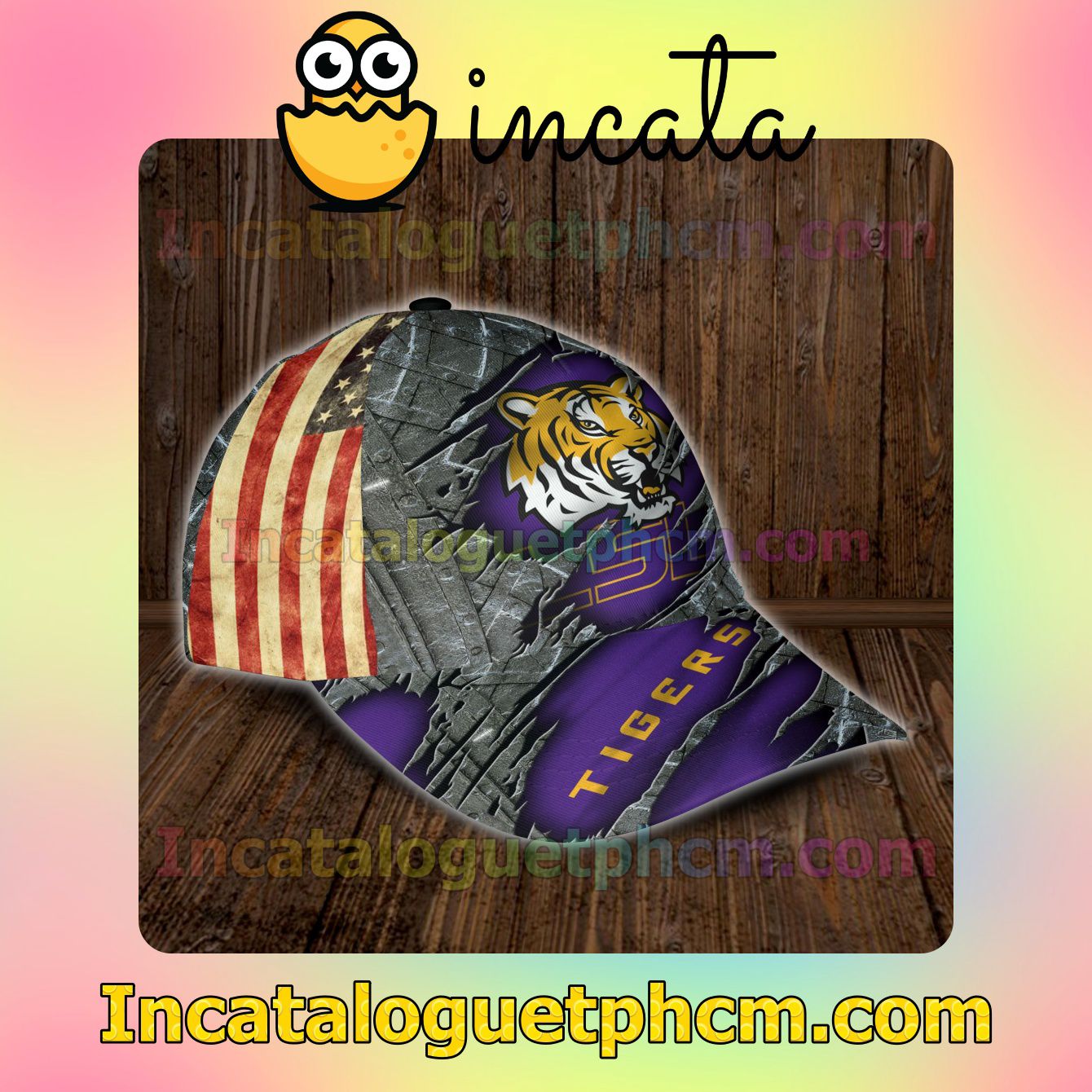 The cheapest LSU Tigers NCAA Customized Hat Caps