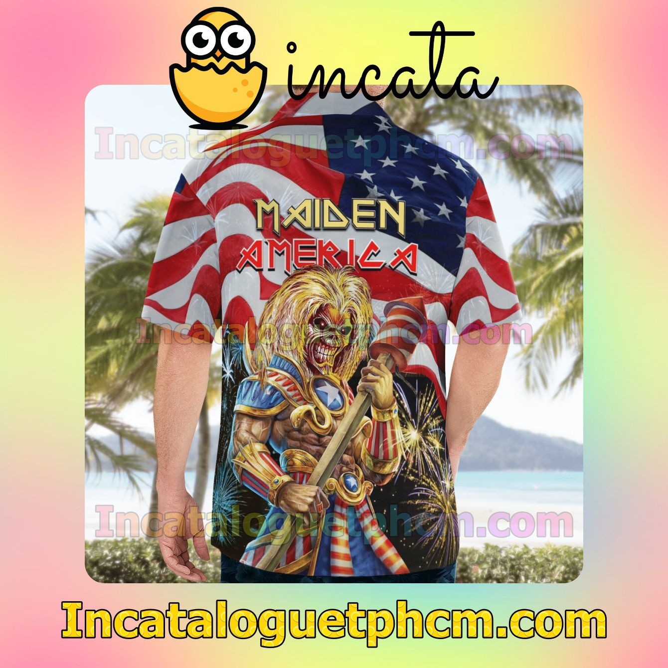 The cheapest Maiden America Eddie Short Sleeve Shirts