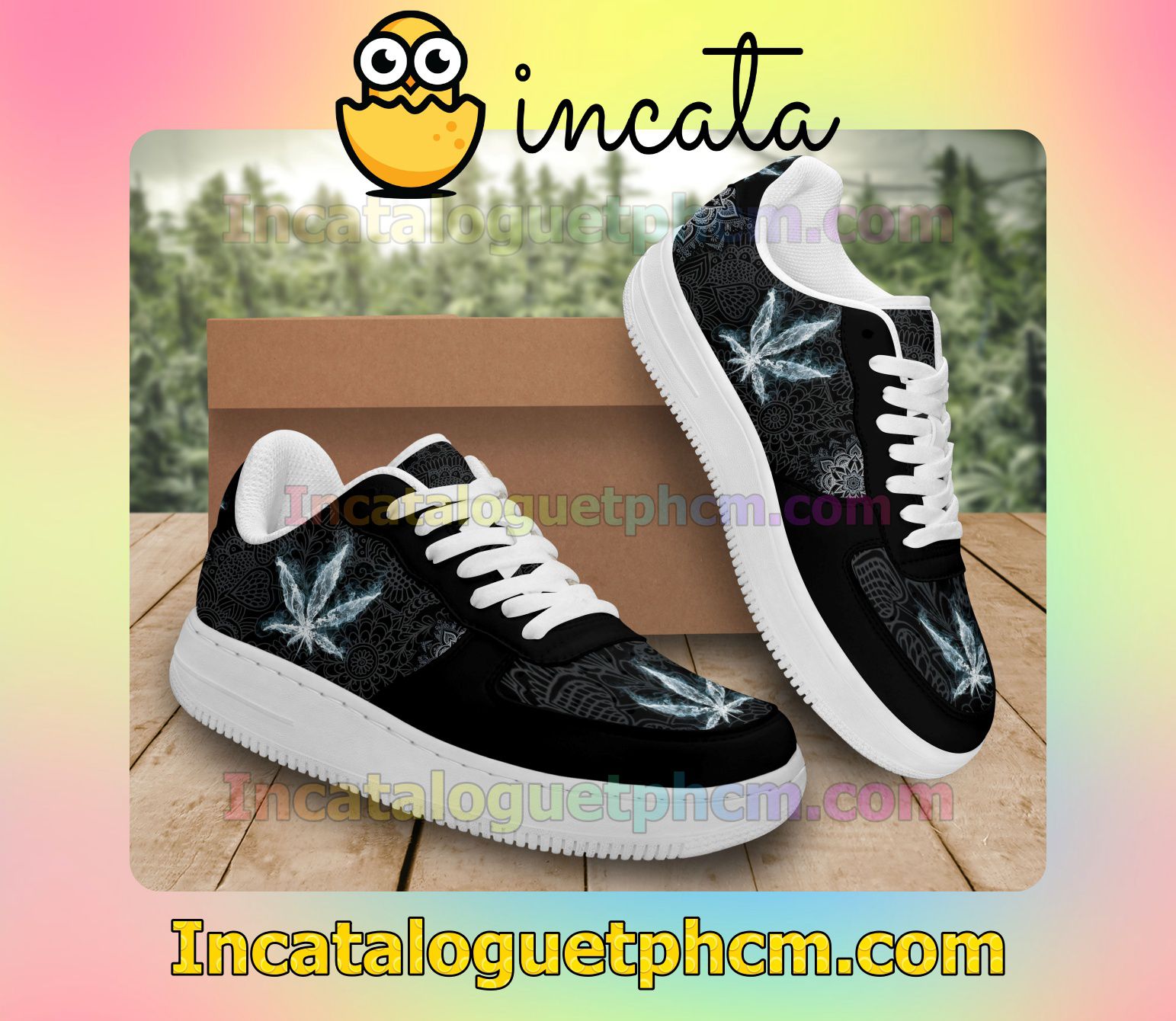 Great artwork! Mandala Smoking Cannabis Weed Nike Shoes Sneakers