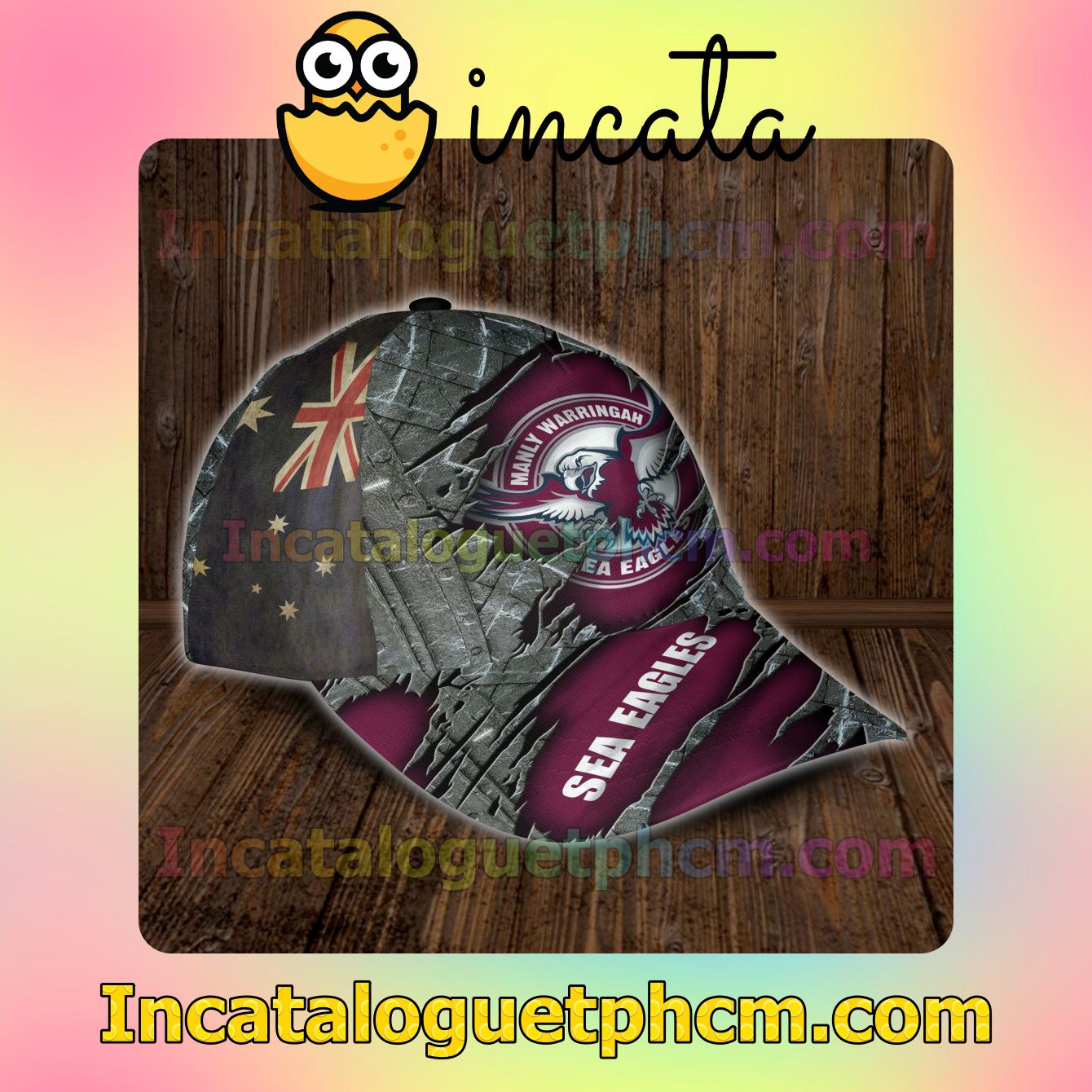 Great Manly Warringah Sea Eagles NRL Customized Hat Caps