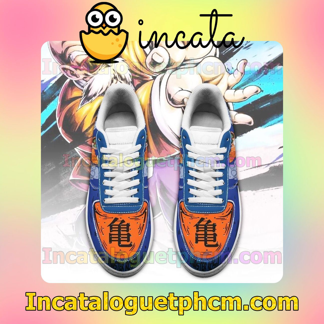 Buy In US Master Roshi Dragon Ball Anime Nike Low Shoes Sneakers