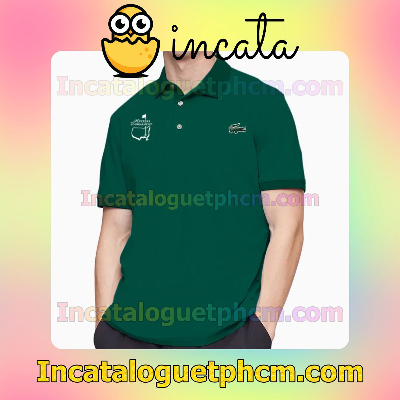 Masters Tournament And Lacoste Green Polo Gift For Men Dad