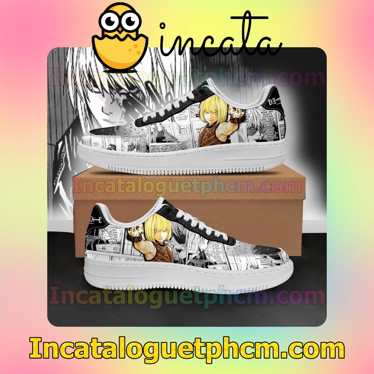 Mello Death Note Anime Nike Low Shoes Sneakers