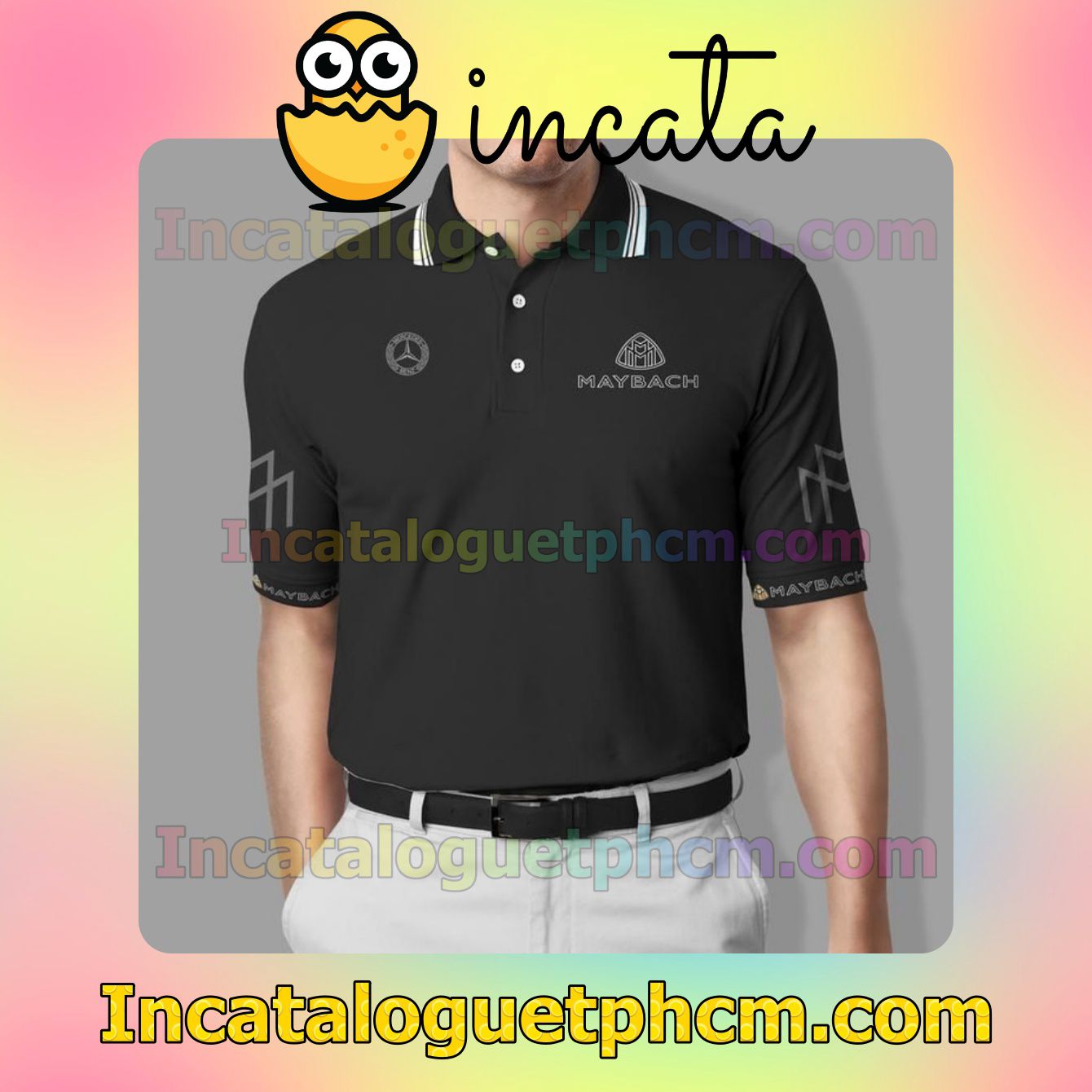 Mercedes Maybach Black Polo Gift For Men Dad