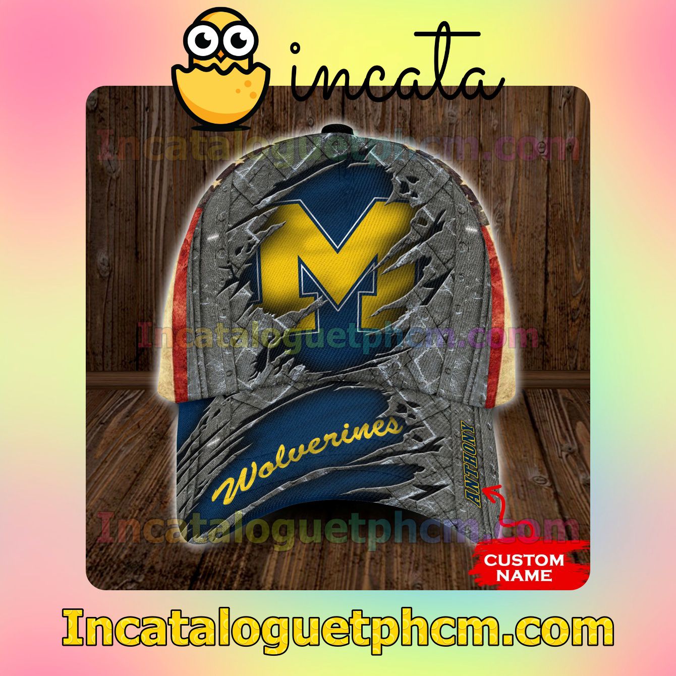 Buy In US Michigan Wolverines NCAA Customized Hat Caps