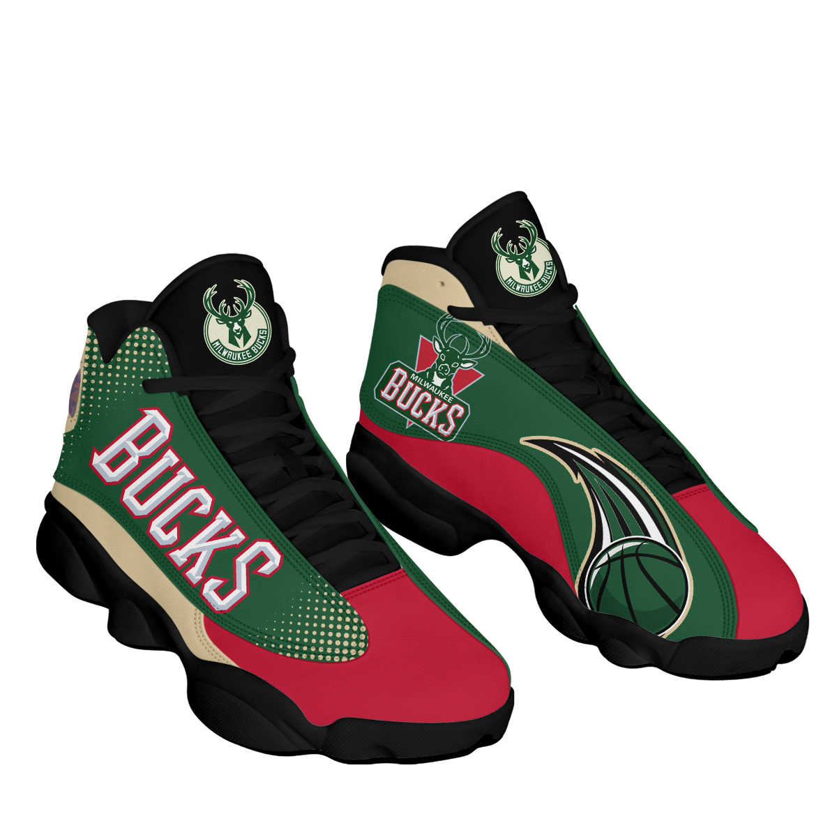 Milwaukee Bucks Nike Mens Shoes Sneakers