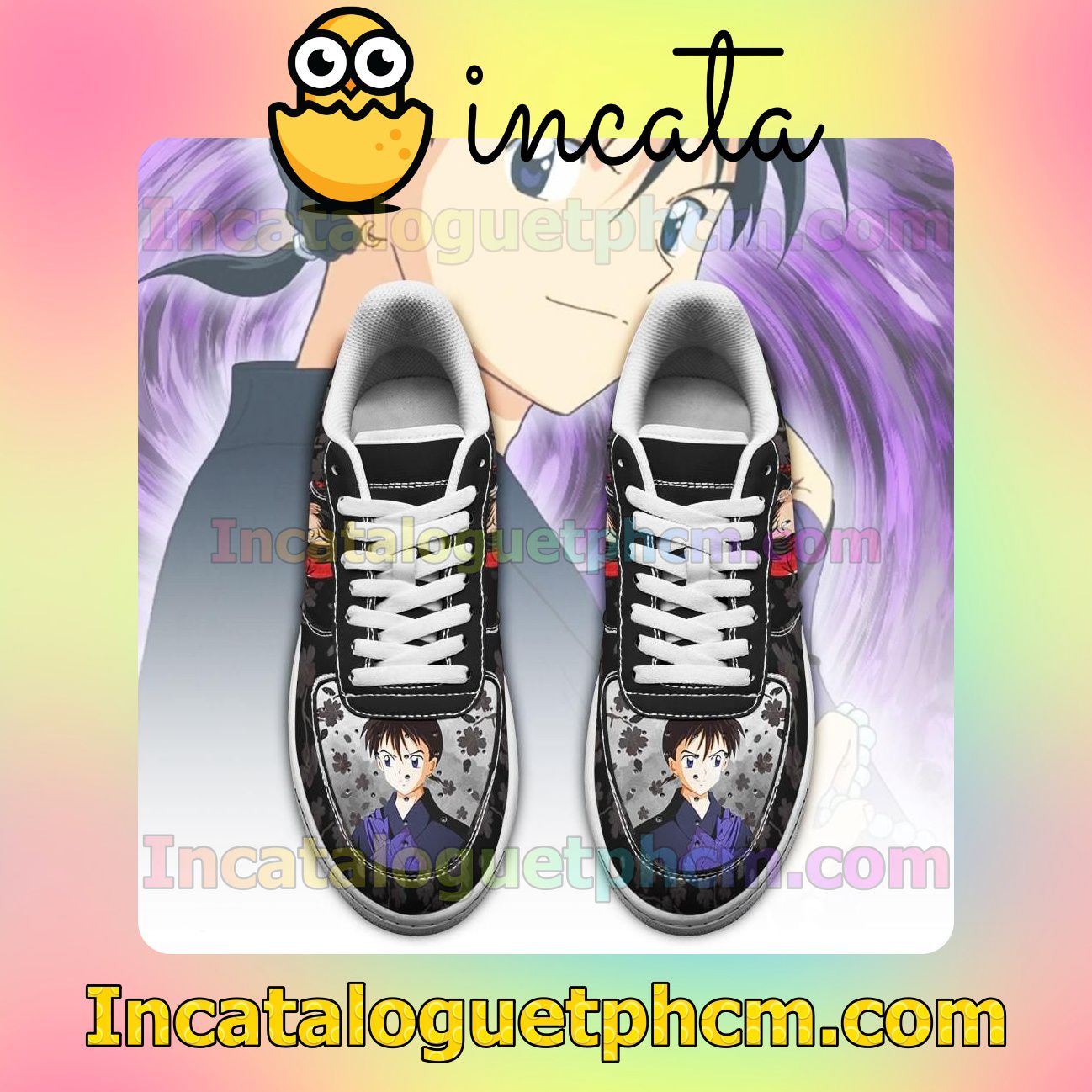 Buy In US Miroku Inuyasha Anime Nike Low Shoes Sneakers