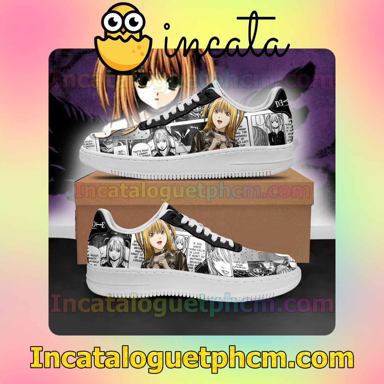 Misa Amane Death Note Anime Nike Low Shoes Sneakers
