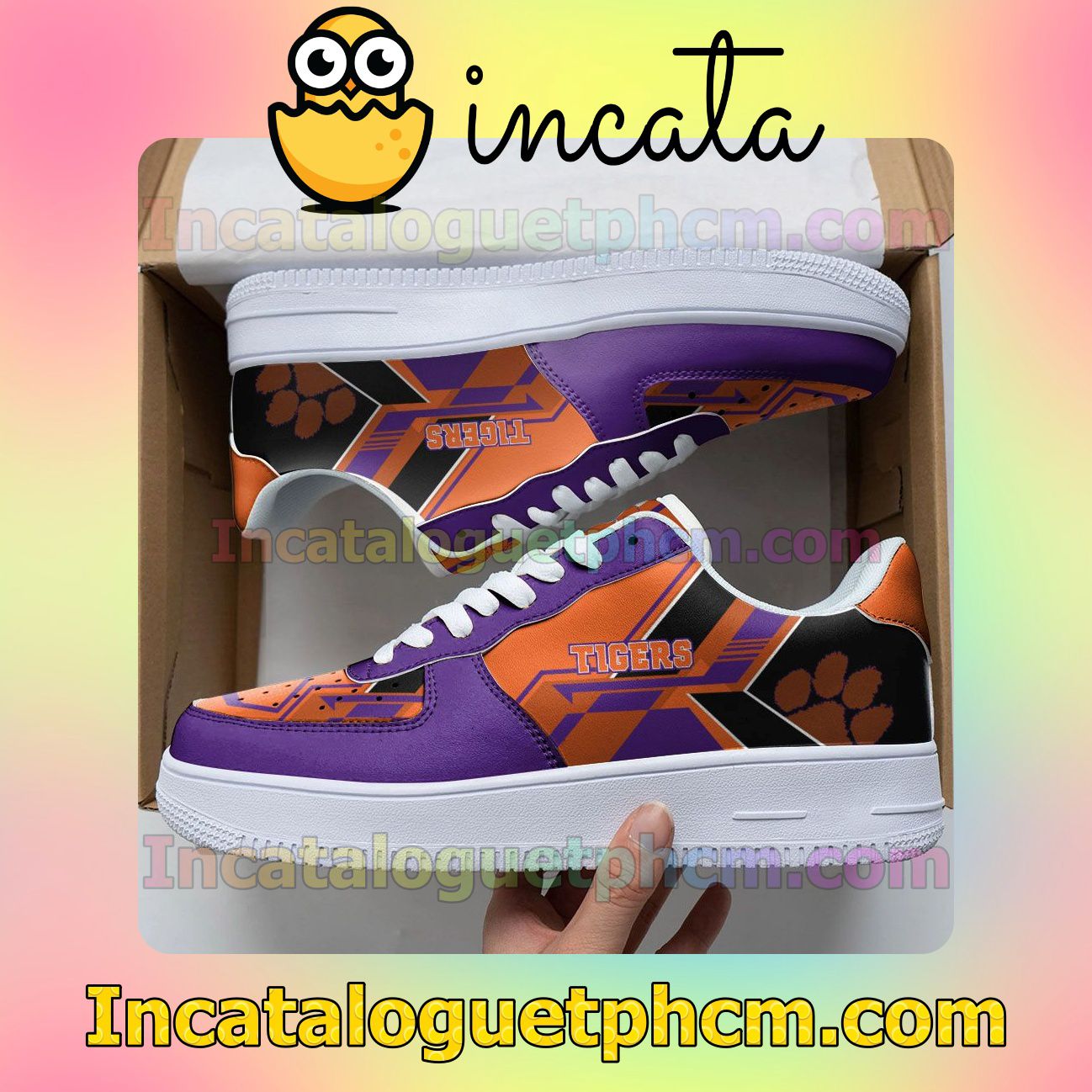 Check out NCAA Clemson Tigers Nike Low Shoes Sneakers