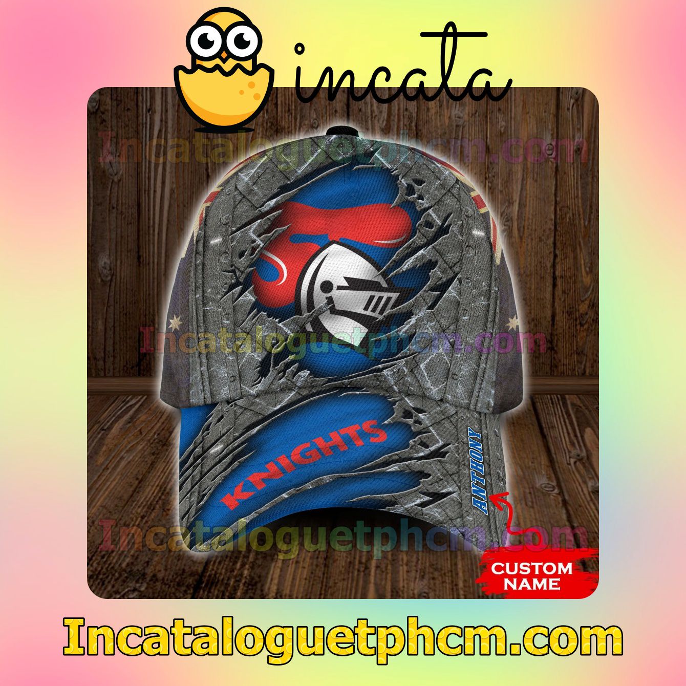 Awesome Newcastle Knights NRL Customized Hat Caps