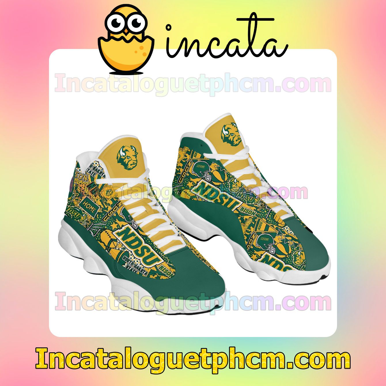 Fast Shipping North Dakota State Bison Nike Mens Shoes Sneakers