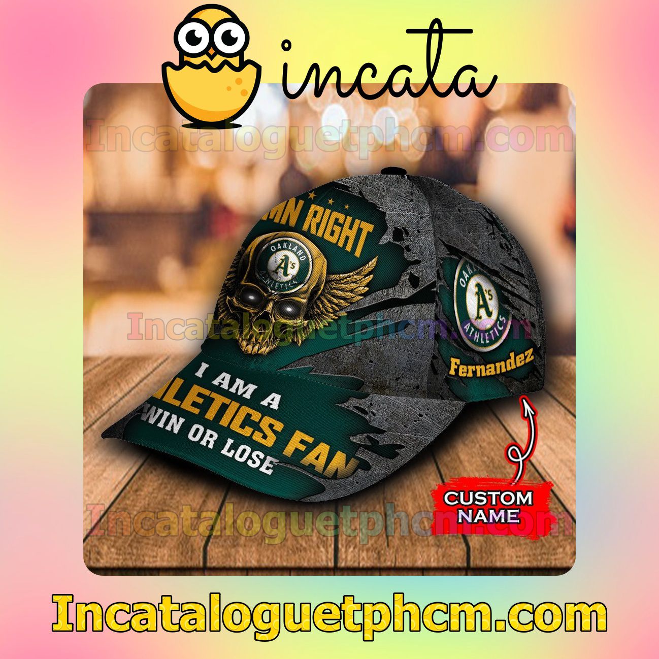 Limited Edition Oakland Athletics Damn Right I Am A Fan Win Or Lose MLB Customized Hat Caps