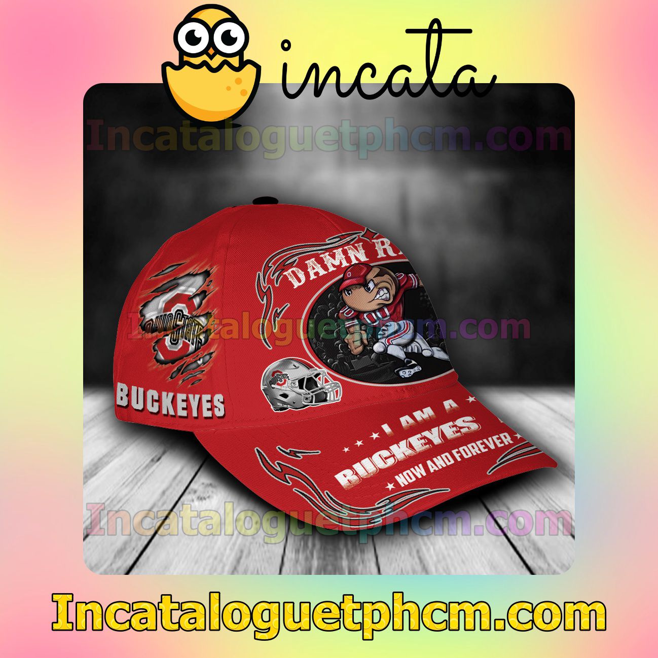 Near me Ohio State Buckeyes Mascot NCAA Customized Hat Caps