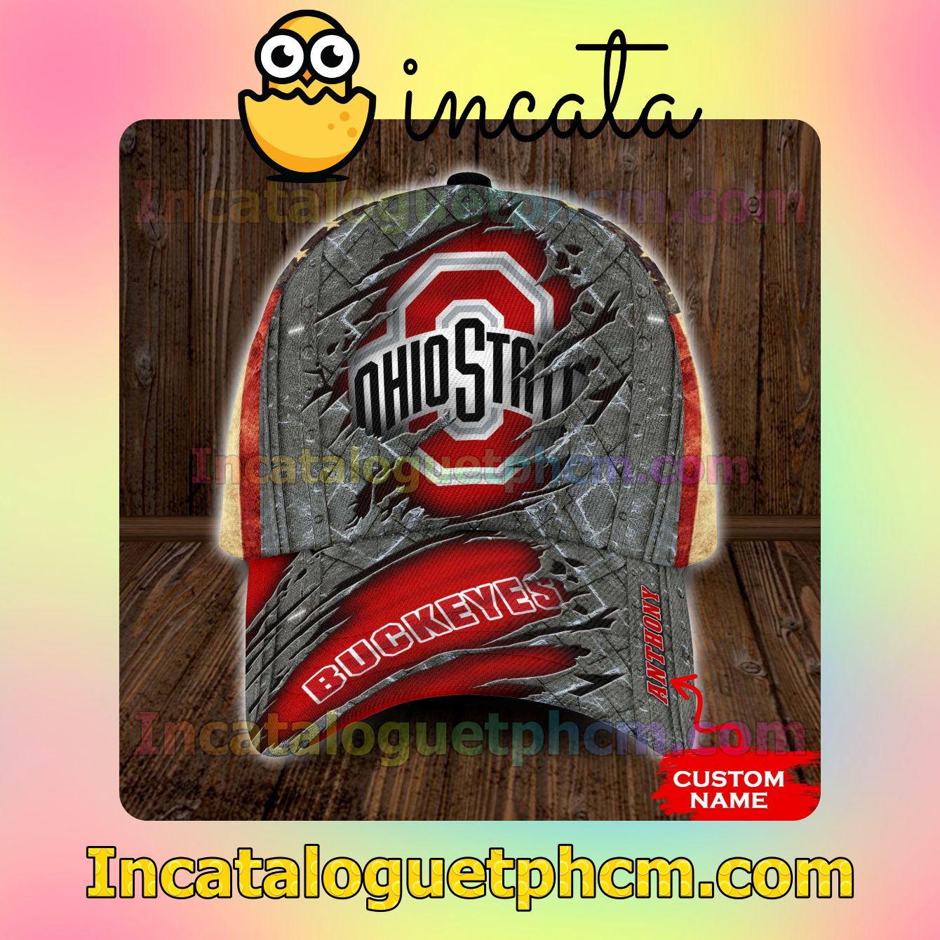 The cheapest Ohio State Buckeyes NCAA Customized Hat Caps