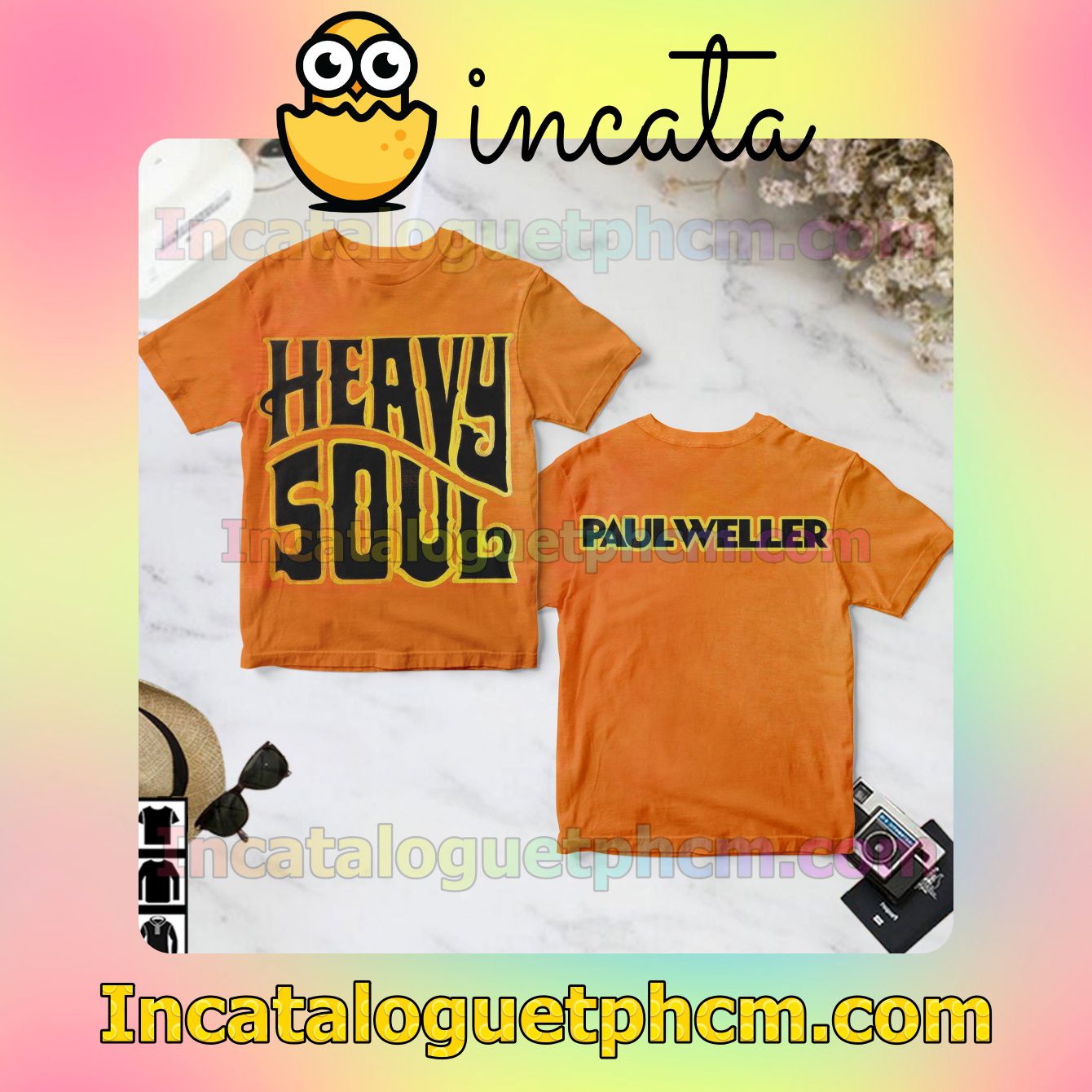 Paul Weller Heavy Soul Album Cover Fan Shirts