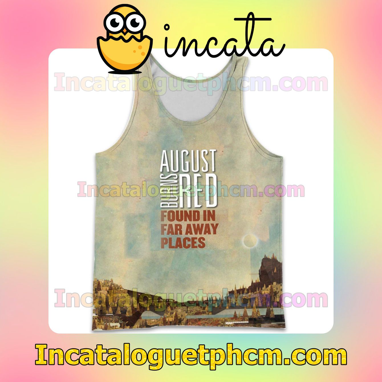 Awesome Personalized August Burns Red Found In Far Away Places Album Cover Workout Tank Top