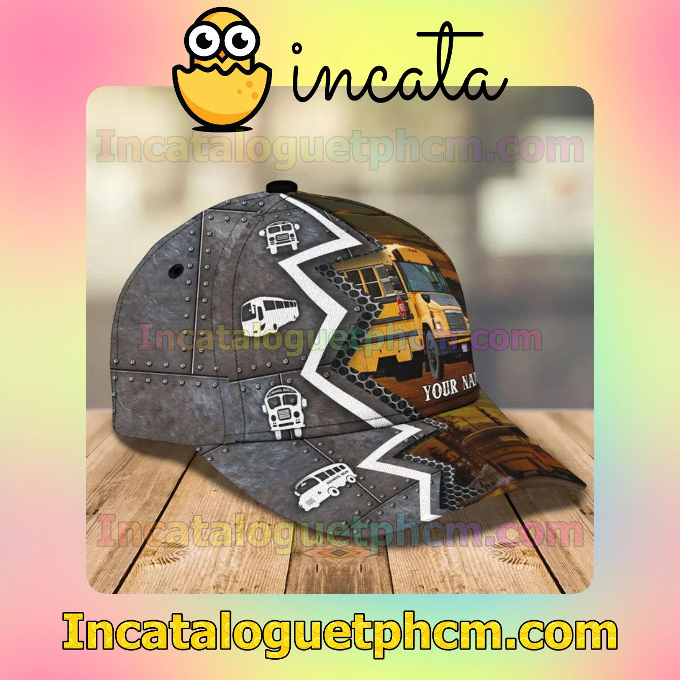 Drop Shipping Personalized Bus Driver Classic Hat Caps Gift For Men