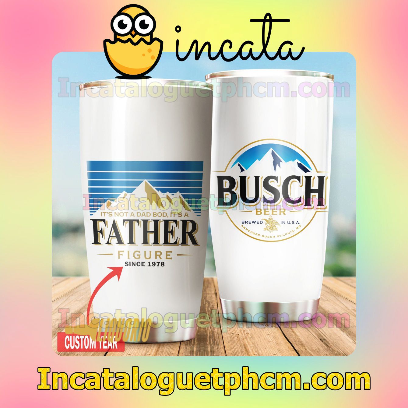 Personalized Busch Beer Tumbler Design Gift For Mom Sister
