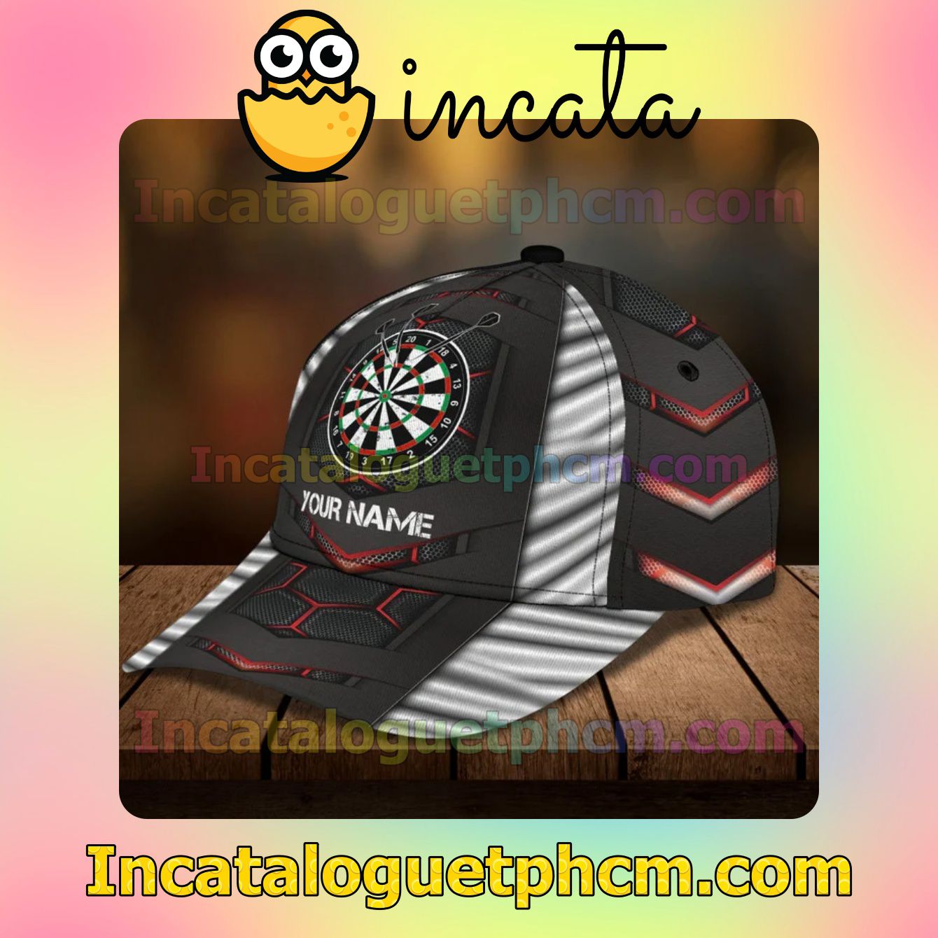 Official Personalized Dartboard Game Classic Hat Caps Gift For Men