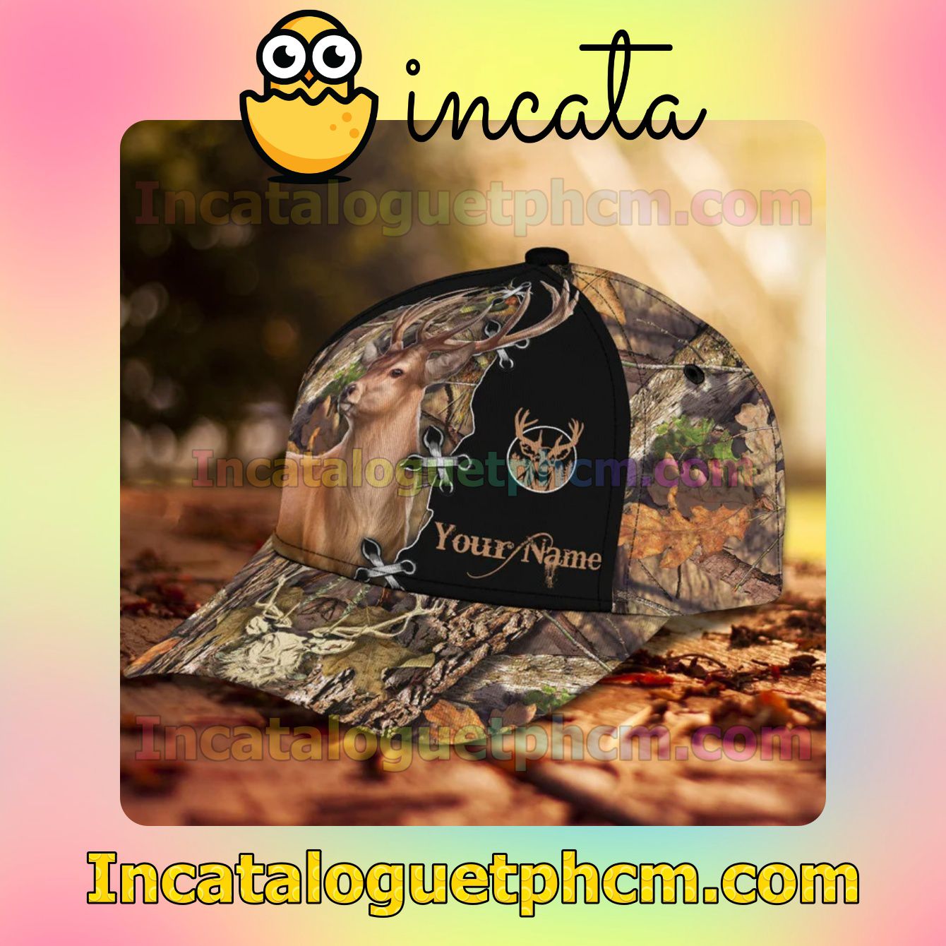 Clothing Personalized Deer Hunting In The Forest Classic Hat Caps Gift For Men