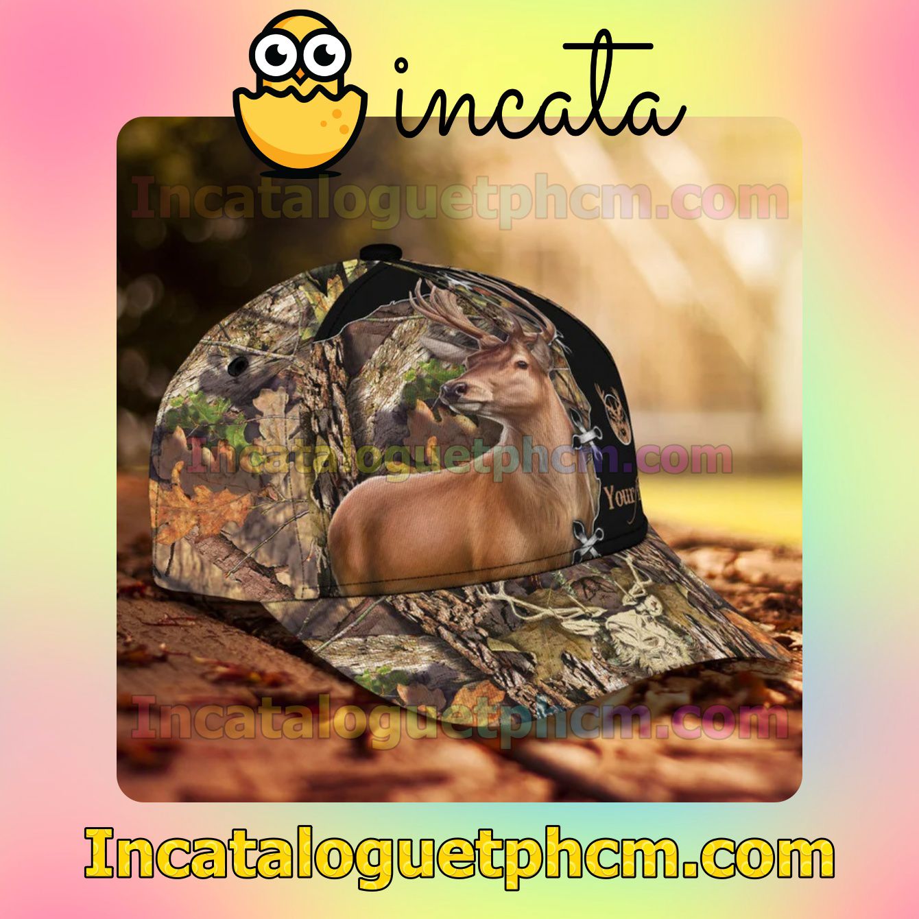 All Over Print Personalized Deer Hunting In The Forest Classic Hat Caps Gift For Men