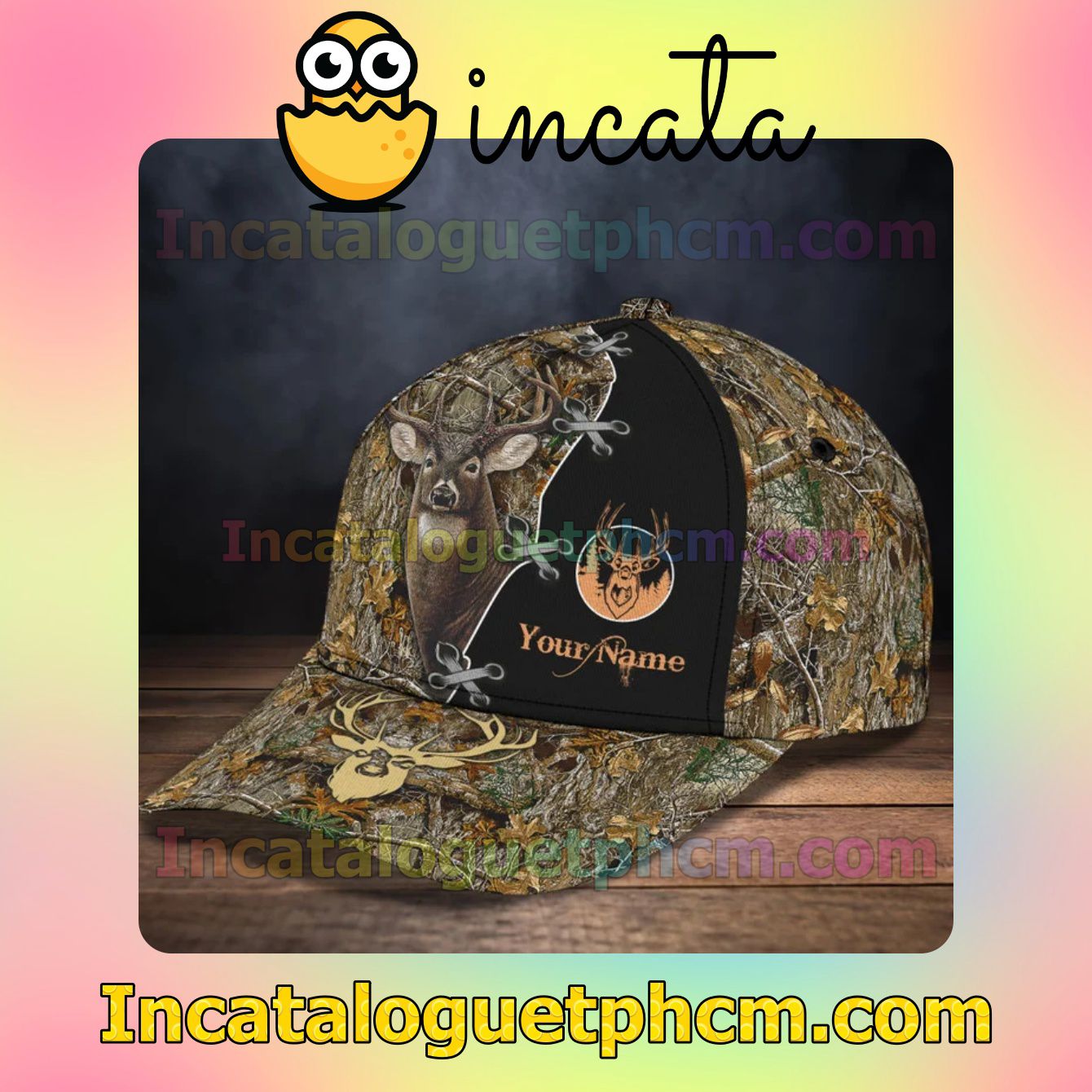 Near me Personalized Deer Hunting Realtree Classic Hat Caps Gift For Men