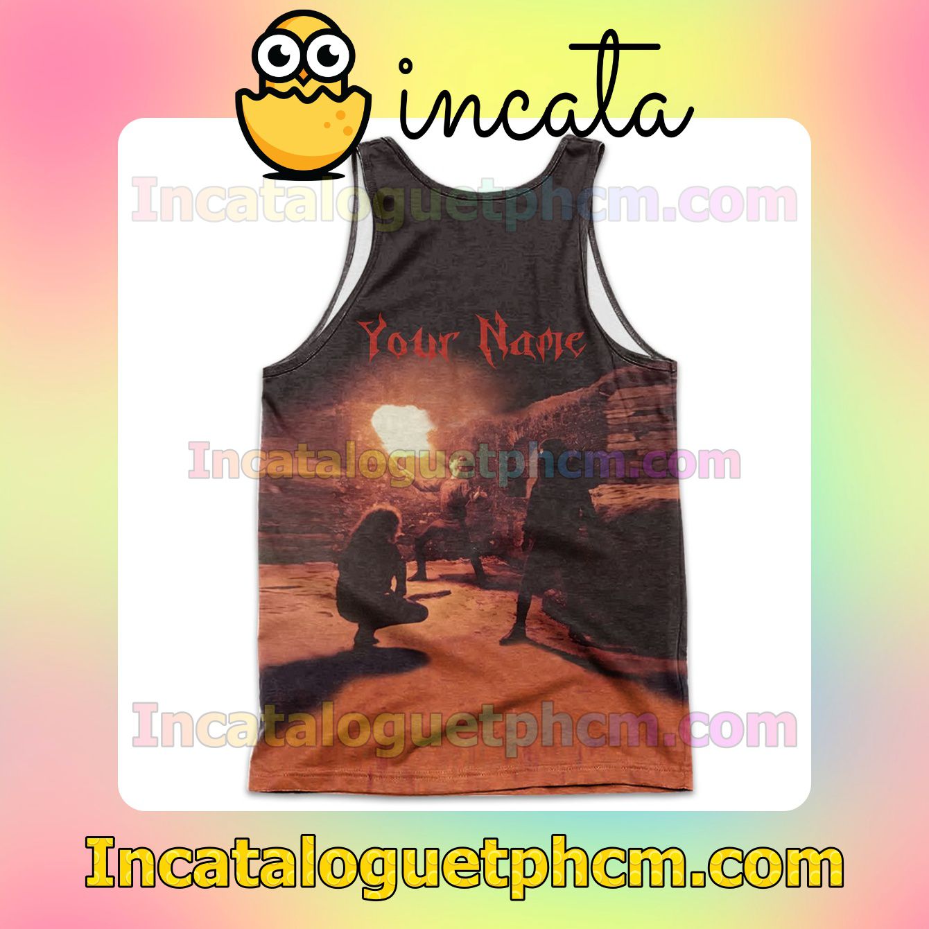 Check out Personalized Immortal Diabolical Fullmoon Mysticism Album Cover Workout Tank Top
