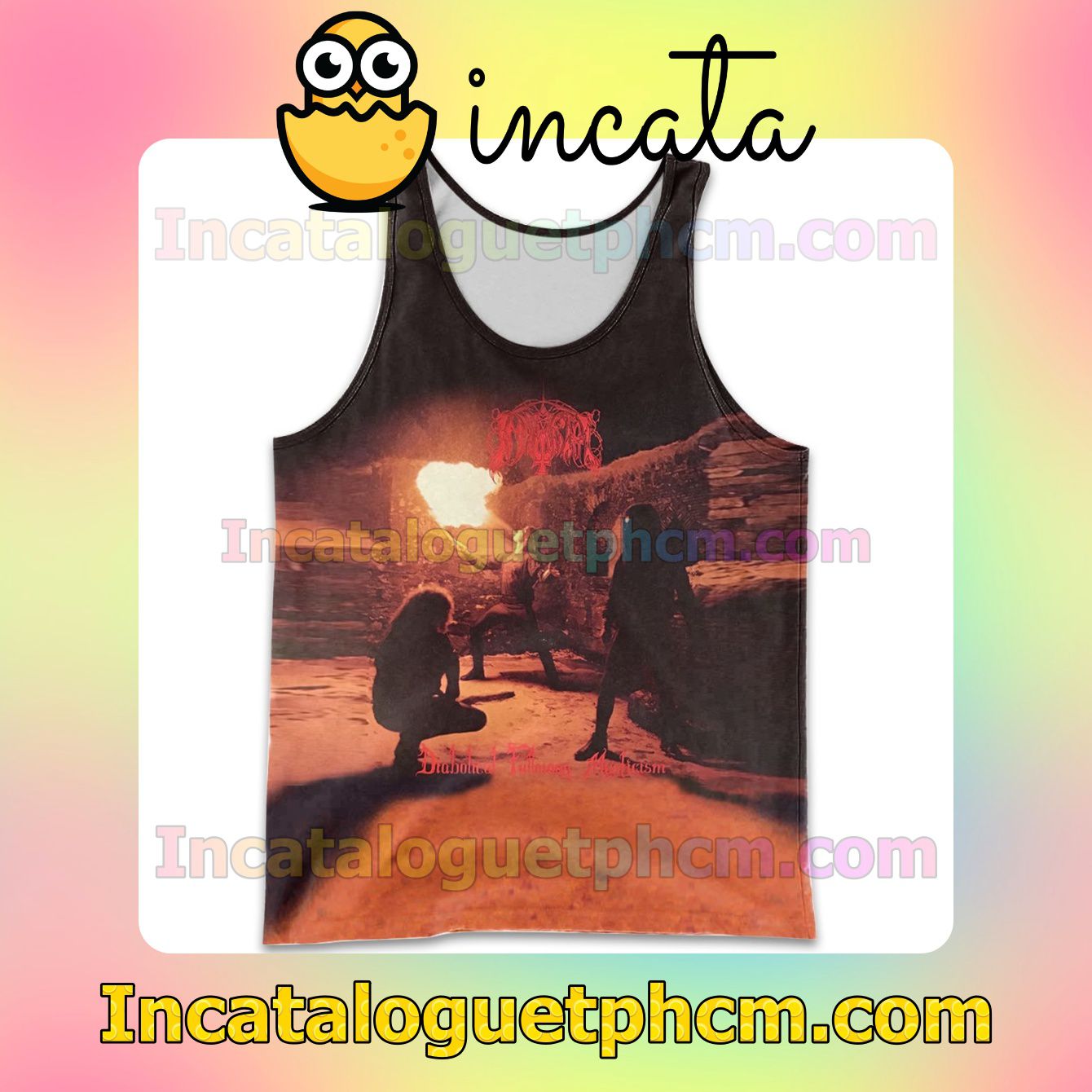 Near me Personalized Immortal Diabolical Fullmoon Mysticism Album Cover Workout Tank Top